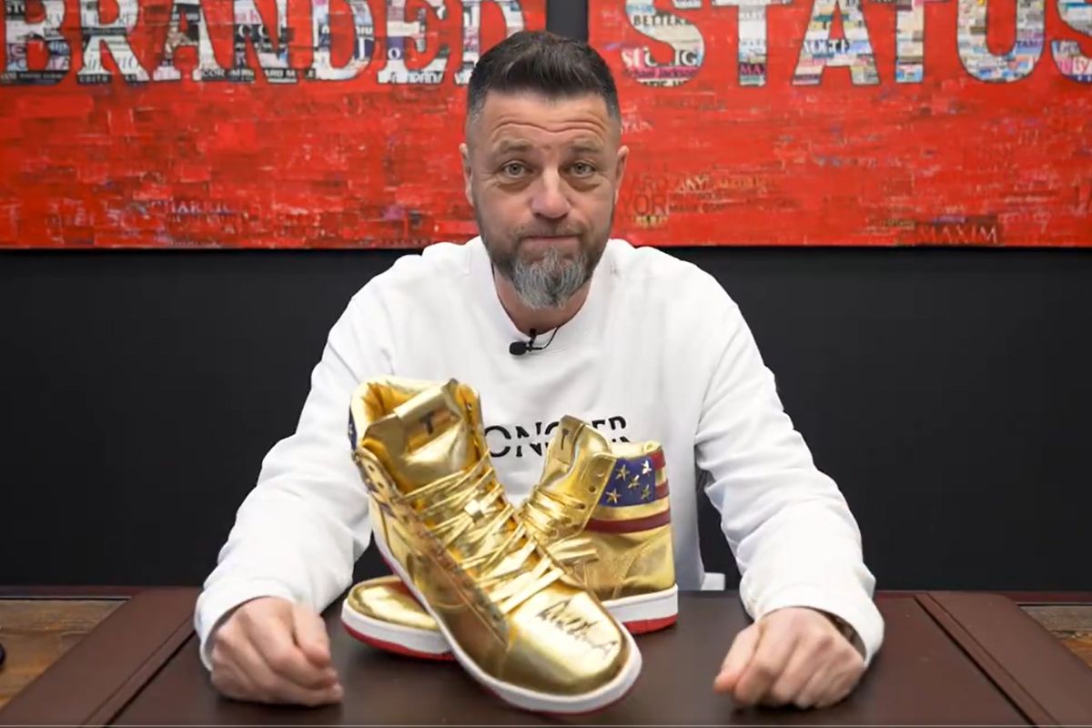 Entrepreneur Hits Back at Critique Over $9K Trump-Signed Sneakers Purchase