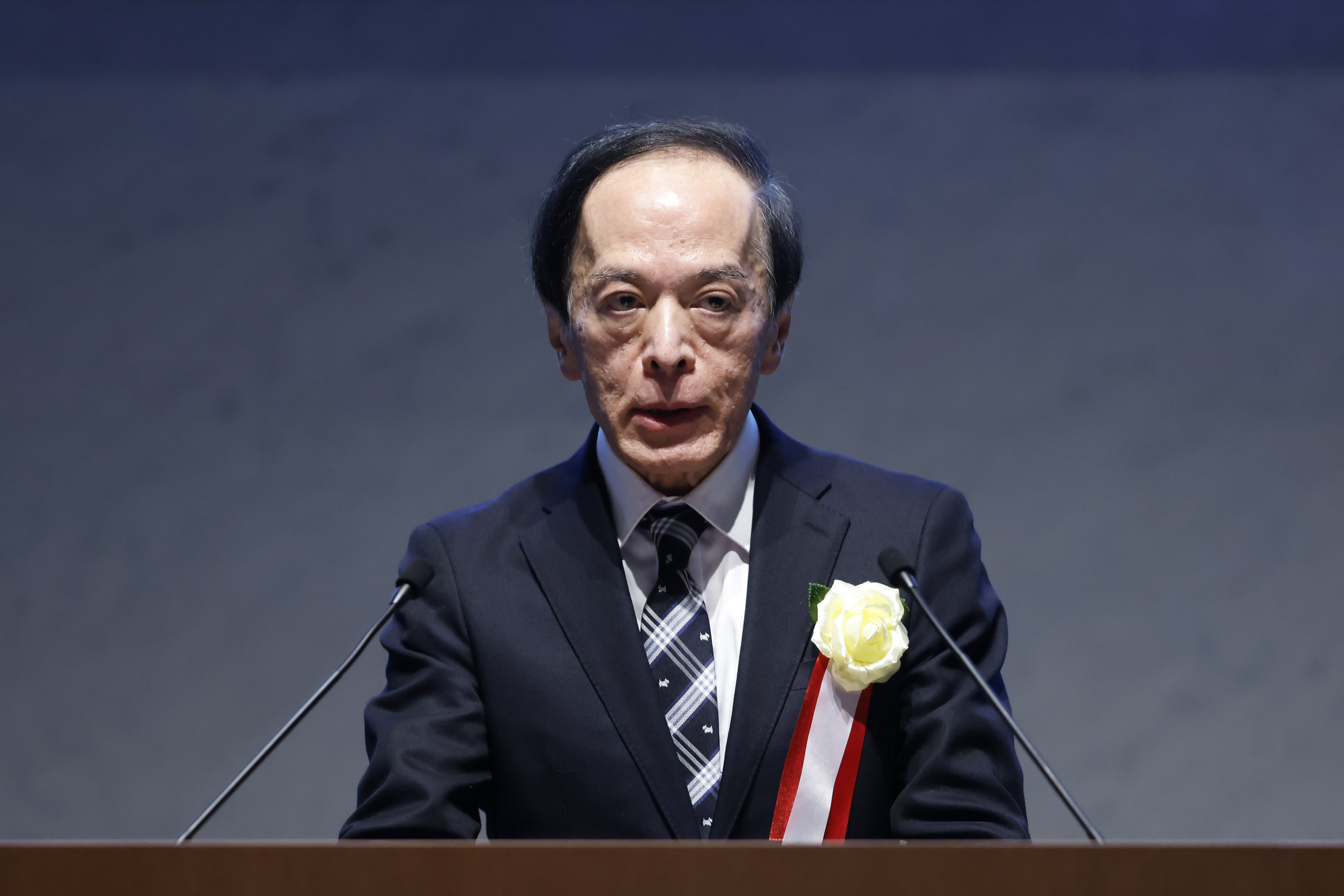 Kazuo Ueda, governor of the Bank of Japan (BOJ),