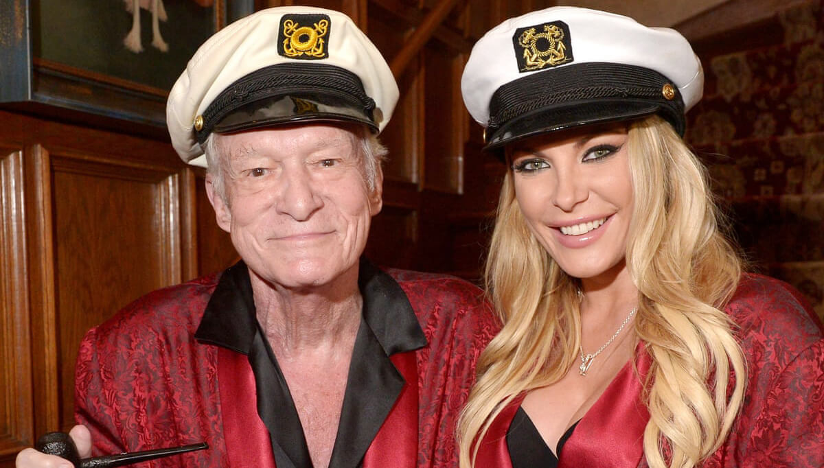 Hugh Hefner's 60-year-old widow has not forgotten him even three years after his death