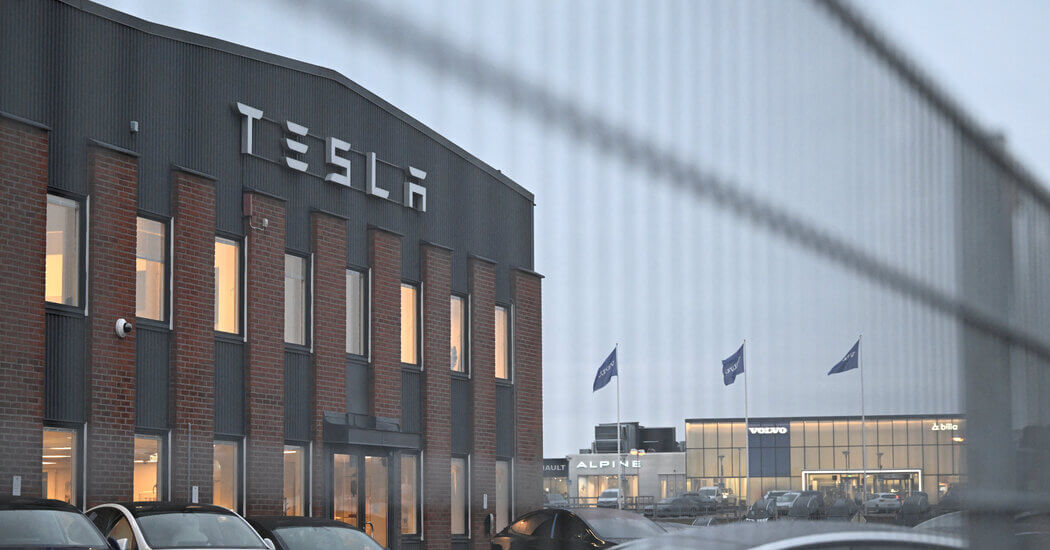 swedish workers to widen strike action against Tesla
